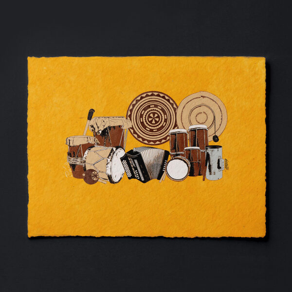 La Cumbia de Colombia y Panama Art Print on Paper