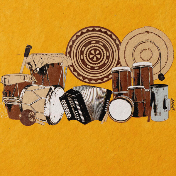 La Cumbia de Colombia y Panama Art Print on Paper