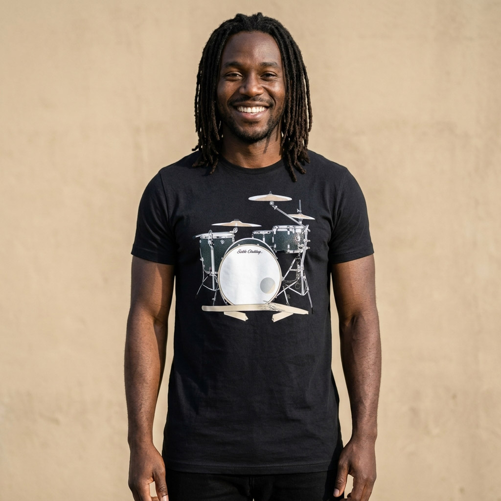 Drum Set & Broken Sticks T-shirt