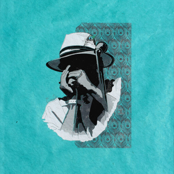 Harmonic Blues, Harmonica Player Art Print on Paper