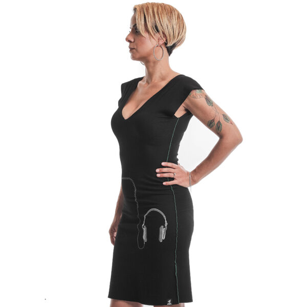Jacked on Fresh Headphones Dress
