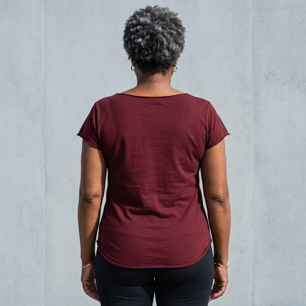 Maqam Cut Boat Neck T-shirt - Image 7