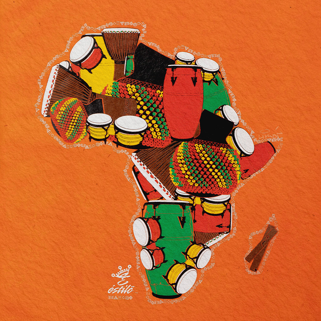 One drum Africa/Drum Art Print on Paper - Image 4