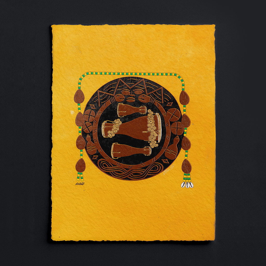 Bata Drums Afro Cuban Art Print on Paper