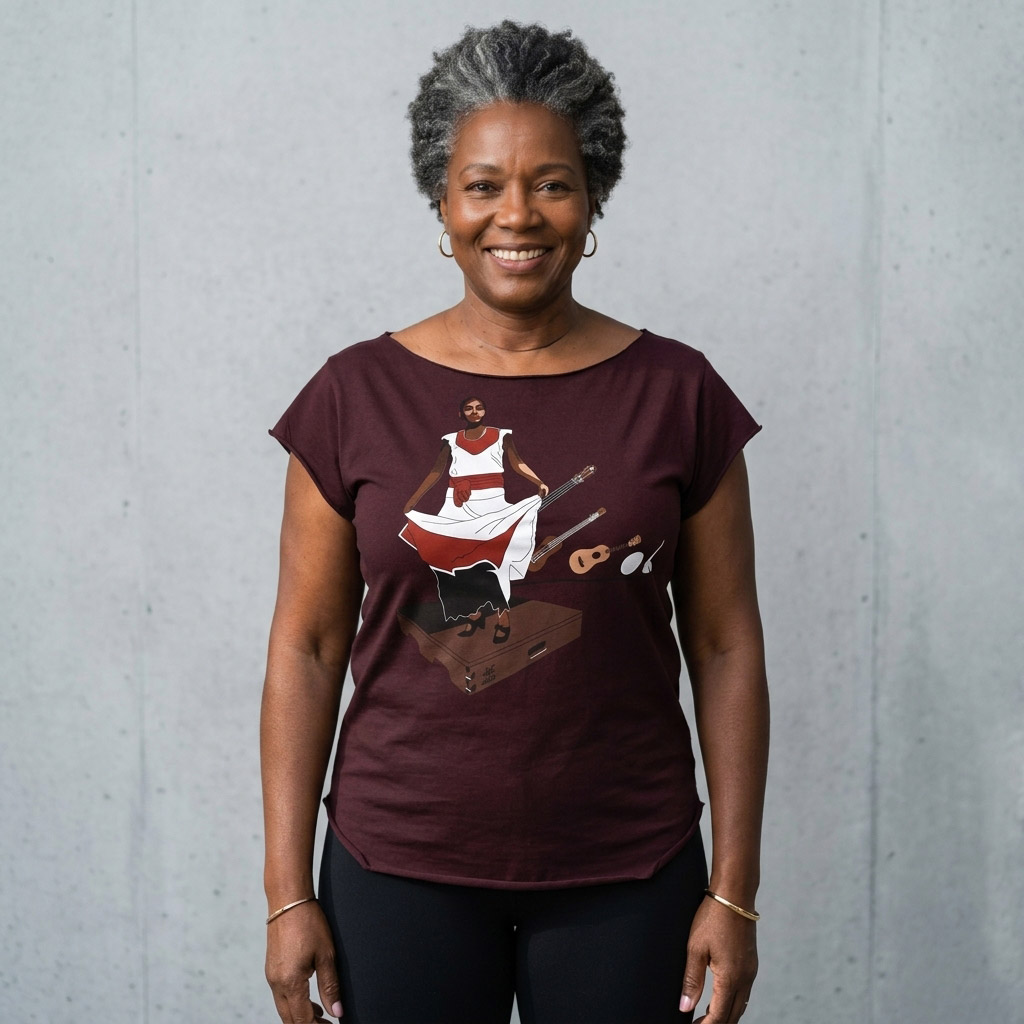 Son Jarocho Fandango Cut Boat Neck T-shirt - Image 3